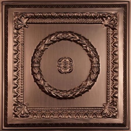 Ceilume Evangeline 2ft x 2ft Bronze Ceiling Tile V3-EVANG-22BBR